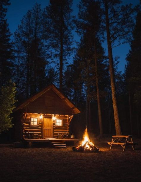 Cabin Night, Dark Hour, Lakefront Cabin, Gfx Resources, Edits Videos, Woodland Cottage, Inktober 2024, Cabin Aesthetic, Меган Фокс