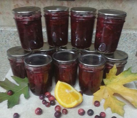 Canning Homemade!: Leslie's Cranberry Orange Sauce. I have been looking for this recipe. Will report back. Canning Cranberry Sauce, Canning Cranberry, Orange Sauce Recipe, Cranberry Orange Relish, Cranberry Thanksgiving, Cranberry Orange Sauce, Canned Cranberries, The Chunky Chef, Chunky Chef