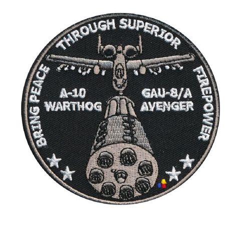 PRICES MAY VARY. Embroidered Patch Hook Fastener Backing. Loop Not Included 4.0 inch Made sold by Miltacusa Air Force A-10 Warthog Peace Through Superior Firepower USAF PATCH - [Hook Fastener] A 10 Warthog, Vintage Patches, Appliqué Patch, Juventus Logo, Amazon Art, Embroidered Patch, Sewing Stores, Make And Sell, Embroidered Patches