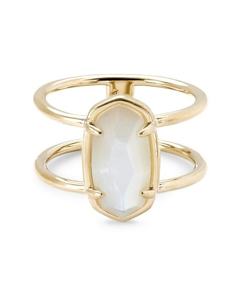 The Elyse 18k Gold Vermeil Ring in Ivory Mother-of-Pearl is your favorite wear-anywhere statement piece, made with elevated materials. Featuring our signature oval shape and an open design, this ring is quality-made ring is made to shine with you every day. Add the finishing touch to any look with our Elyse 18k Gold Vermeil Ring. Pearl Images, Double Band Ring, Double Band Rings, Jewelry Lookbook, Open Design, Christmas 2024, Genuine Turquoise, Kendra Scott Jewelry, Girly Jewelry