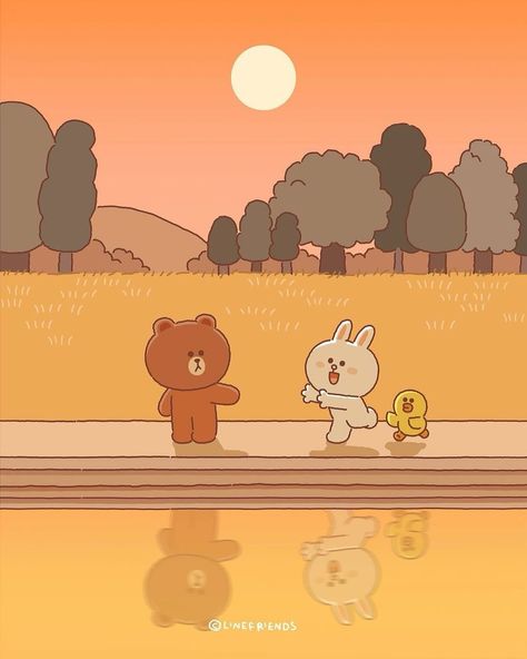 LINE FRIENDS_Official | Tag a friend who wants to go on a picnic with you!💕 | Instagram Cartoon Friends, Cony Brown, Happy Bunny, Need To, Dream Husband, Bunny And Bear, You Are, Worth The Wait, Line Friends