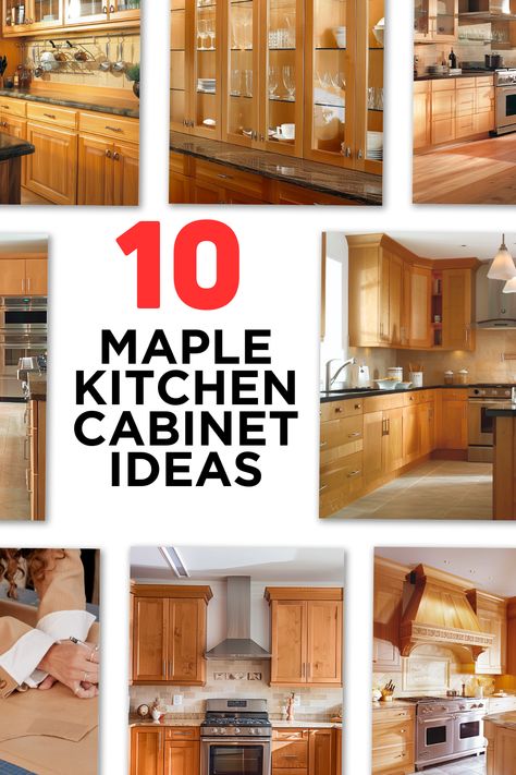 Revamp your kitchen with elegant maple cabinet designs! Explore our collection of styles that enhance any home’s aesthetic. Click for inspiring ideas and start your transformation today! #KitchenDesign #MapleCabinets #HomeRenovation #InteriorDesign #ModernKitchens Maple Wood Kitchen Cabinets Modern, Maple Cabinets With White Quartz Countertops, Kitchen Design With Maple Cabinets, Maple Cabinet Backsplash Ideas, Kitchen Backsplash Ideas With Maple Cabinets, Maple Cabinets Quartz Countertops, Updated Maple Kitchen Cabinets, Countertop With Maple Cabinets, Modern Kitchen With Maple Cabinets