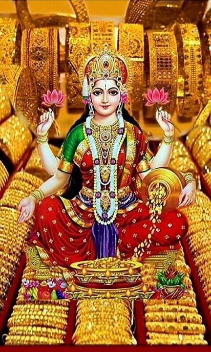 Goddess Lakshmi- A Day of Preciousness, Vanishes Misfortunes, Bless Royalty, Gain Abundance, Win Sovereignty Mahalakshmi Goddesses Hd Wallpaper, गणेश वॉलपेपर, Lakshmi Photos, Saraswati Goddess, Happy Navratri Images, Indian God, Shakti Goddess, Shiva Parvati Images, Durga Images