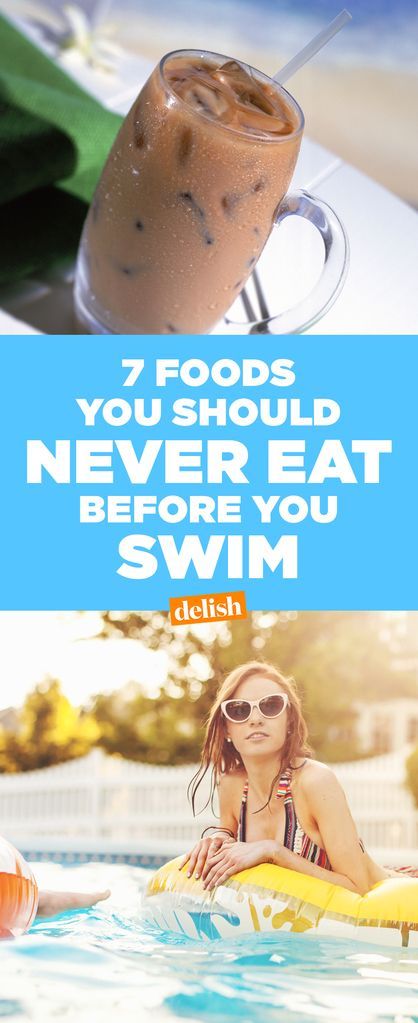 7 Foods You Should Never Eat Before You Swim - Delish.com Eat For Energy, Swimming Outfits, Swim Meet, Foods And Drinks, Boozy Drinks, Good Foods To Eat, Sports Drink, Simple Life Hacks, Acid Reflux