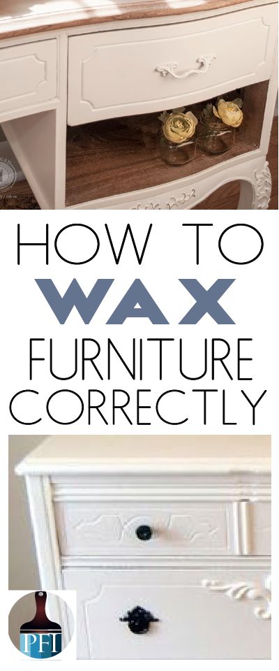 There are a few things you should know about how to use furniture wax as a clear coat on your painted piece of furniture. Wax Furniture, Furniture Wax, Furniture Rehab, Dark Wax, Black Furniture, Painting Furniture, Chalk Paint Furniture, Refurbished Furniture, Office Setup