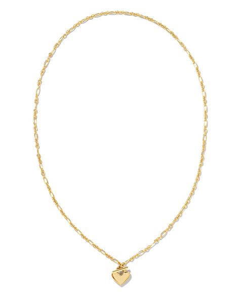 When a dainty chain isn’t enough, turn to the oh-so-lovable Heart Padlock Pendant Necklace in 18k Gold Vermeil. With an easy front toggle clasp, we know you’ll be reaching for this piece as an everyday essential. Metal 18k Gold Vermeil What is Vermeil? Vermeil (that’s pronounced ver-may) is a gold plating technique that dates back to the 19th century. While other jewelers plate over less durable metals, our vermeil starts with a Sterling Silver base and is plated with just over 2.5 microns of 18 Elisa Pendant Necklace, Double Band Ring, Padlock Necklace, Preppy Jewelry, Heart Padlocks, Dainty Chain, Gold Heart Necklace, Jewelry Lookbook, Letter J