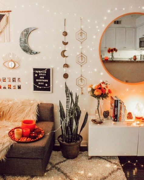 Industrial Interior Style, Boho Styl, Cute Dorm Rooms, Have Inspiration, Room Transformation, Room Decorations, A Living Room, Art Furniture, Cool Rooms