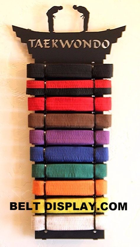 Taekwondo Belt Holder, Martial Arts Belt Rack, Martial Arts Belt Holder, Taekwondo Belt Display, Taekwondo Belt, Karate Belts, Belt Display Rack, Karate Belt Display, Martial Arts Belt Display