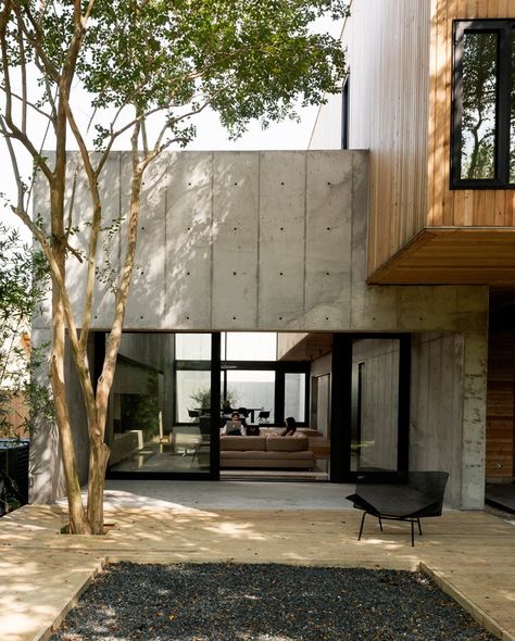 Box House Design, American Home Design, Japanese Inspired Home, Box House, Concrete Houses, Concrete Architecture, Concrete Home, Concrete House, Box Houses