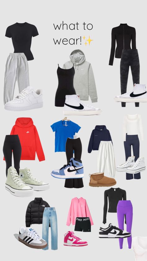 #ootw #what to wear #outfitinspo #nike #addidas What To Wear To Skyzone, What To Wear On Wednesday, What Should I Wear Today School, Cute Easy Outfits For School, Freshman Outfits, Cute Middle School Outfits, School Checklist, What Should I Wear Today, Simple Outfits For School