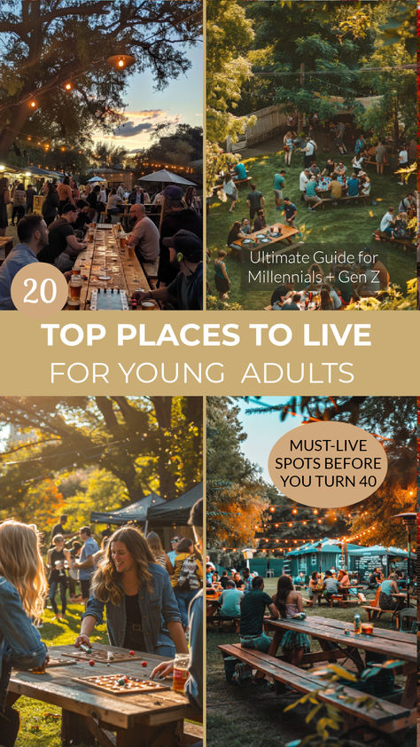 Most livable places for young people around the world Best Cities To Live In, Places To Live In Your 20s, Best Cities To Live In Us, Sunny Vibes, Cultural Activities, Young Professional, Tech Savvy, Young Family, Best Places To Live