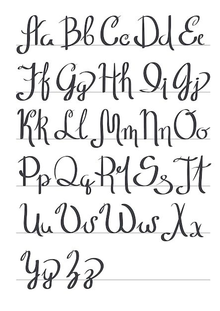 How To Write Stylish Alphabet, New English Font, Leafy Fonts Alphabet Letters, English Calligraphy Letters Alphabet, Lettering Alphabet Design, Font English Design, Baby Fonts Alphabet, English Design Art, Art Book Drawings