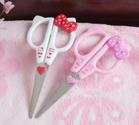 Hello Kitty Kitchen, Cute School Stationary, Hello Kitty Nails, School Accessories, Cat Nails, Cartoon Girl, Kawaii Shop, Stationery Collection