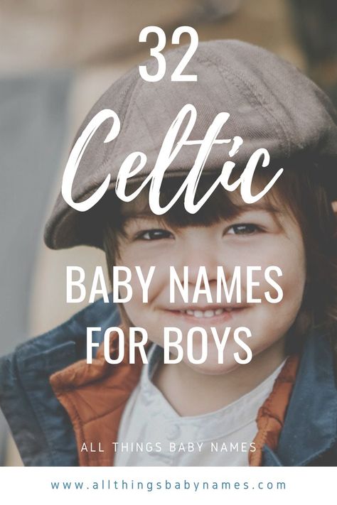 Full of rich history and exciting legends, the Celts were an ancient tribe that roamed throughout northern Europe. Celtic names have ties in various origins, from Irish to Scottish to Welsh, Cornish, and Breton, making it the perfect place to find baby names. We’ve rounded up 32 Celtic names for boys to add to your list. Gaelic Male Names, Old Celtic Names, Old Scottish Names, New Boy Names, Gaelic Names And Meanings, Celtic Names Boys, Welsh Names Boys, Scottish Names Boys, Welsh Names And Meanings