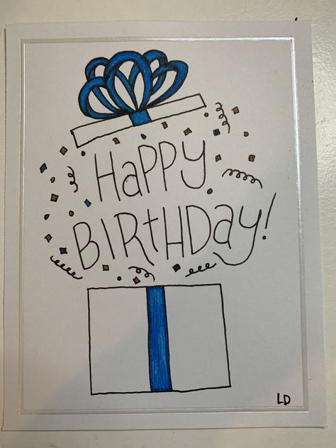 12 Birthday Card Ideas, Quick Diy Birthday Cards, 18th Bday Card Ideas, Birthday Writing Ideas, Happy Birthday Cards Diy For Him, 16th Birthday Cards For Boys, 15th Birthday Card Ideas, 19th Birthday Card Ideas, Diy 18th Birthday Cards