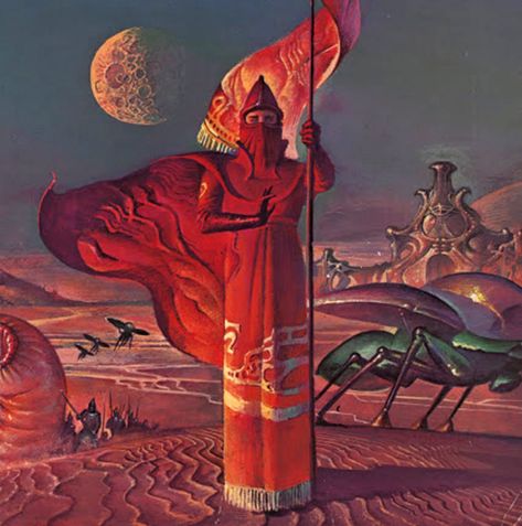 The Dune Encyclopedia by Bruce Pennington Bruce Pennington, Jodorowsky's Dune, Dune Art, 70s Sci Fi Art, Arte Peculiar, Scifi Fantasy Art, Sf Art, Science Fiction Illustration, Frank Herbert