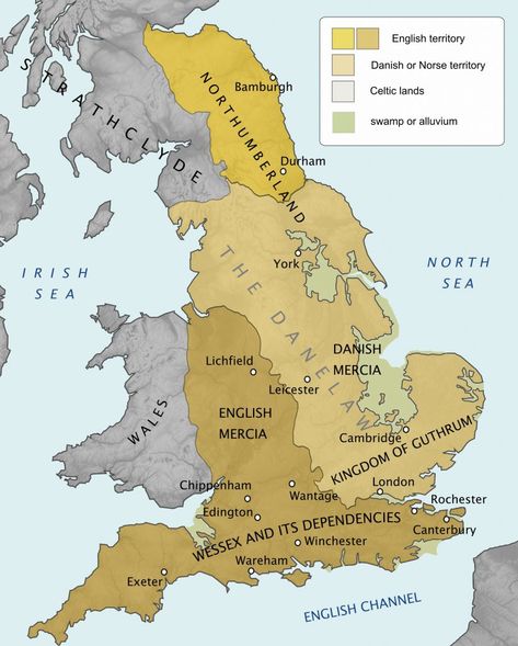 London's Viking Lineage - HeritageDaily - Archaeology News Anglo Saxon Kingdoms, Saxon History, Anglo Saxon History, Map Of Britain, Sejarah Kuno, History Of England, Uk History, King Edward, Ancient Maps