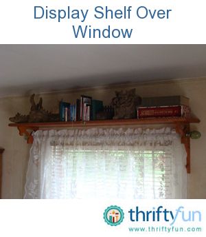 Some time ago someone posted an idea to use shelves over windows. I had commented that I did the same thing only I used wooden door gingerbread trim to make the side brackets so that I could hang my curtain rods through them. Shelves Above Windows, Bathroom Window Shelf, Above Window Decor, Shelf Over Window, Shelf Above Window, Shelf Curtain, Gingerbread Trim, Window Shelf, Window Shelves