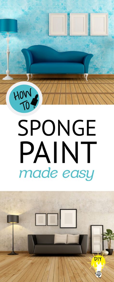 Sponge painting is easy and beautiful. It’s requires no special tools, no expensive equipment, and no difficult process. Here’s how it goes... Sponge Painting Walls, Office Furniture Layout, Sponge Paint, Bedroom Furniture Makeover, Living Room Furniture Layout, Sponge Painting, Furniture Ads, Furniture Placement, Banquette Seating