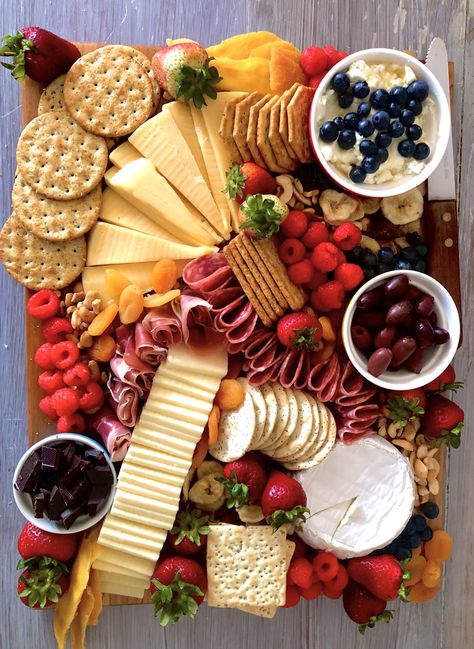 a beautiful summer evening with some of my closest friends ❤️ i loved being able to create this for them. Bachelorette Party Charcuterie Board, Savory Platter Ideas, Sweet And Savory Charcuterie Board, Summer Grazing Board, Savory Charcuterie Board, Summer Charcuterie Board Ideas, Square Charcuterie Board, Best Charcuterie Board Ideas, Summer Cheese Board