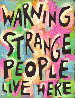 Warning! Strange People Live Here ~ Law of Attraction, Inspirational Quote, Abraham Hicks, Motivational, Quote, Tip, Positive, Affirmation, Alignment, Gratitude, Manifest, Happiness, Home Decor, Gift, Poster, Wall Art, *Amazon Affiliate Link* #inspirational #quote #happiness #homedecor #art Office Decor Artwork, Strange Decor, Teen Posters, Positive Quote Poster, Poster Handmade, Strange People, College Poster, Dorm Room Posters, Teen Wall Art