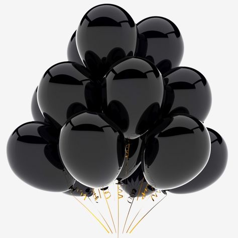 Dark Christmas, Black Balloons, Colourful Balloons, Natural Latex, Black Party, Latex Balloons, Dark Wallpaper, Party Balloons, Birthday Balloons