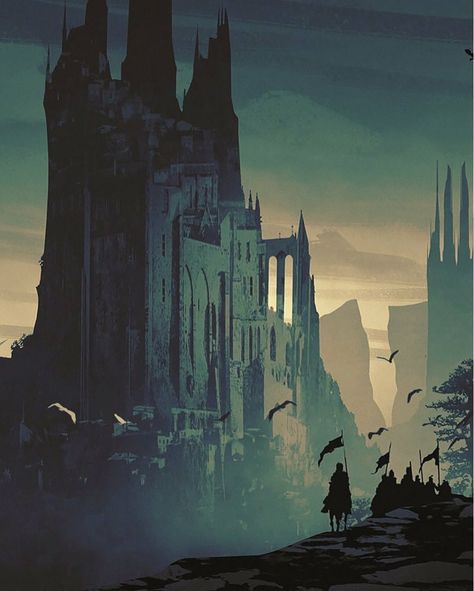 Epic ~ Raphael Lacoste Mountain Castle, Fantasy Tower, Knight Medieval, Wallpaper Fantasy, Landscaping Inspiration, Castle Art, Art Watch, Fantasy Castle, Fantasy Setting