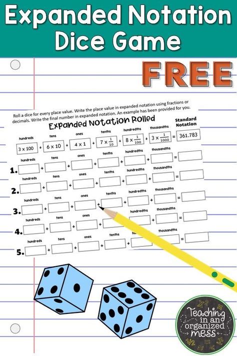 Expanded Notation Activities, Expanded Notation 3rd Grade, Expanded Notation Anchor Chart, Decimal Expanded Form, Math Techniques, Algebraic Expressions Activities, Algebraic Expression, Practice Writing Numbers, Expanded Notation