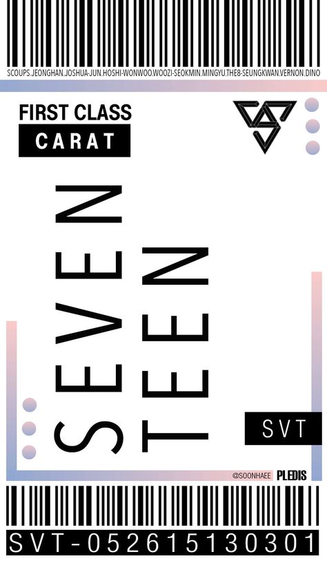 Seventeen Ticket, Concert Ticket Template, Animal Line Drawings, Seventeenth Birthday, Kpop Backgrounds, Seventeen Going Seventeen, Seventeen Album, Seventeen Wonwoo, Seventeen Wallpapers