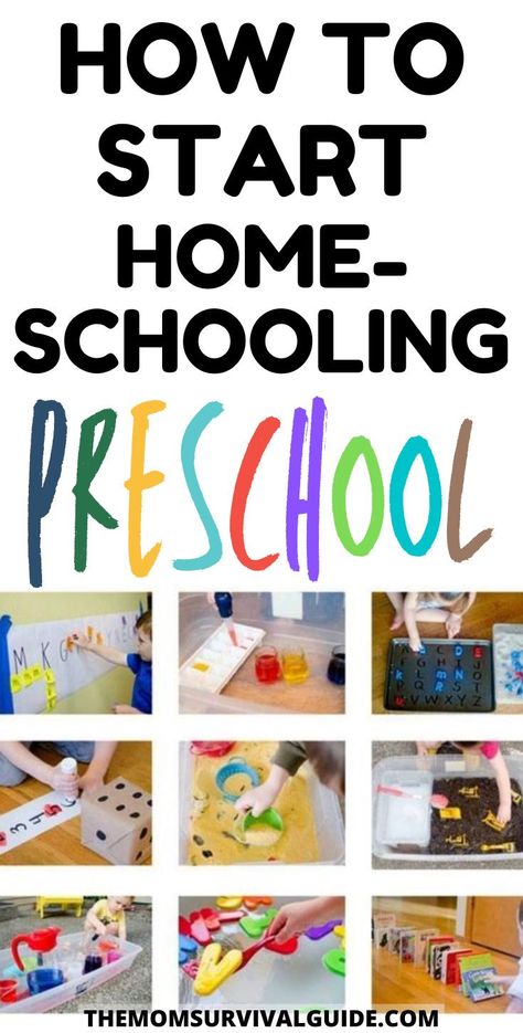 Homeschooling For Preschoolers, Homeschool Preschool Curriculum Age 2, What To Teach In Preschool, How To Teach Toddlers Letters, How To Teach Colors, How To Teach Numbers To Toddlers, Teaching Preschool At Home, Lessons For Preschoolers, Preschool Homeschool Curriculum