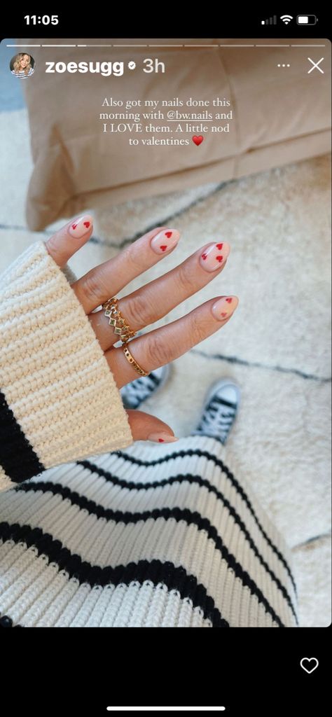 Zoe Sugg Nails, Zoe Sugg, Zoella, January 2024, Cute Acrylic Nails, How To Do Nails, Nail Inspo, Acrylic Nails, Valentines