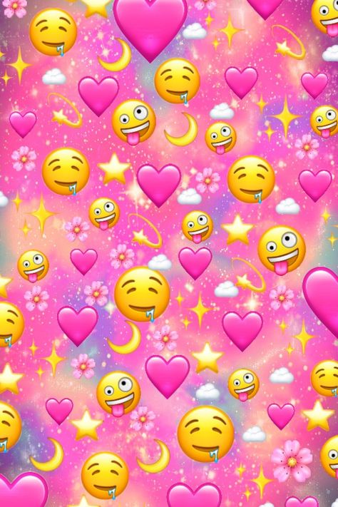 Pink Emoji Wallpaper, Iphone Emoji, Apple Iphone Wallpaper Hd, Emoji Wallpaper Iphone, Emoji Backgrounds, Emoji Love, Easter Wallpaper, Heart Emoji, Iphone Wallpaper Images