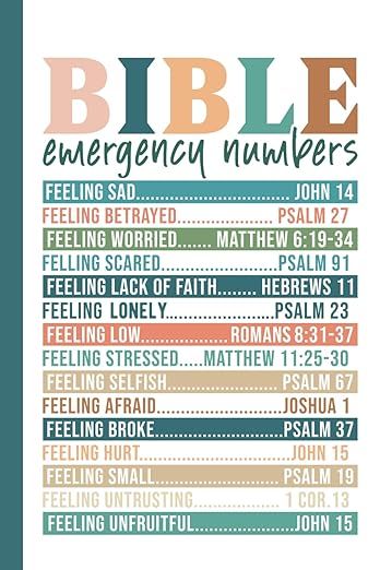 Bible Emergency Numbers: A Journal of Faith & Hope, Notebook, Diary, Planner: 120 Pages Numbers Bible, Bible Emergency Numbers, Emergency Numbers, Romans 8:31, Feeling Betrayed, Psalm 37, Bible Images, Psalm 27, Diary Planner