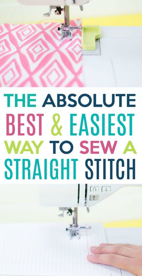 How To Sew A Straight Line Tips, How To Sew A Straight Line, How To Sew Straight Lines, Sewing Notes, Sewing Darts, Fat Quarter Projects, Sewing Machine Cover, Sew Ins, Beginner Sewing Projects Easy