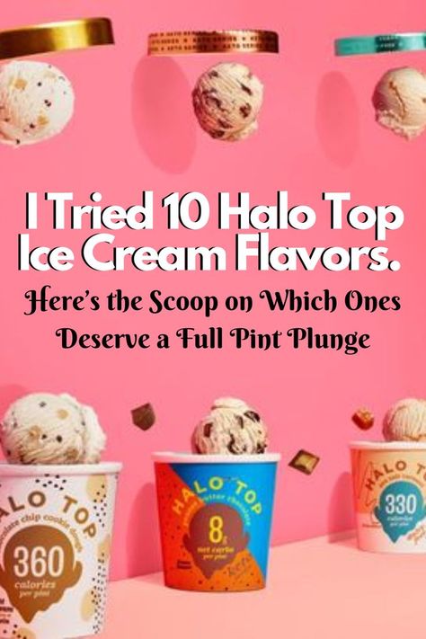 There is a dream inside all of us. It is a dream that connects us, binds us, tethers us together: We all wish we could sit down and eat an entire pint of ice cream without any serious health repercussions. #halo #halotop #icecream #lowcalorie #itried #ranked #lowcal #pb #peanutbuttercup #healthy #dessert #healthyicecream #sweets #summer Halo Top Ice Cream, Pint Of Ice Cream, Halo Top, Healthy Ice Cream, Ice Cream Flavors, Peanut Butter Cups, Healthy Dessert, Low Calorie, I Tried