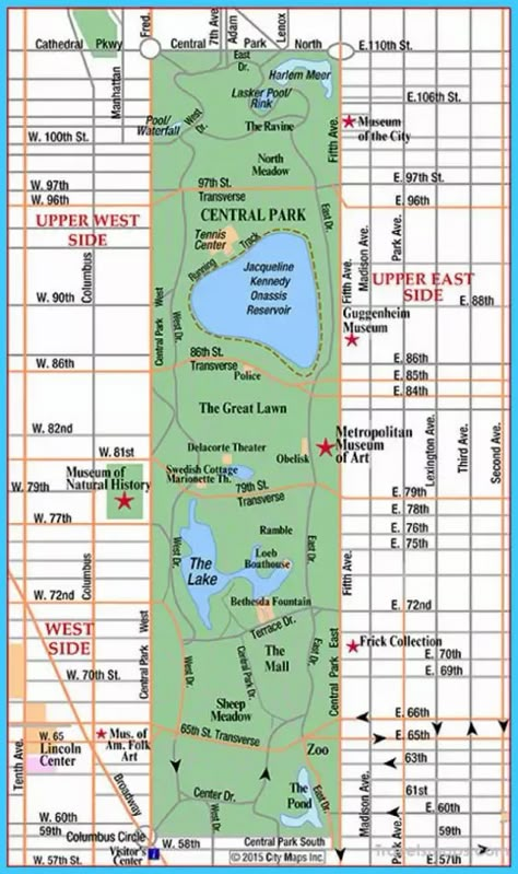 BEAUTIFUL PLACES TO VISIT IN CENTRAL PARK, NYC - WITH MAP! - Travels with Talek Central Park Map, New York Neighborhoods, Central Park Manhattan, Nyc Map, Restaurants In Nyc, Nyc Tours, New York City Vacation, New York Vacation, New York City Map