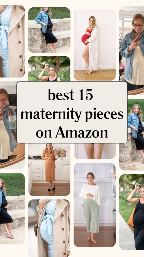 Looking for cute maternity outfits? Wondering what to wear this fall and winter while pregnant? A real mom found the best 15 maternity pieces on amazon Cropped Maternity Sweater, Maternity Florida Outfits, Cute Work Maternity Outfits, Maturity Fall Outfits, Maternity Clothes Staples, Cute Maternity Clothes Winter, Maternity Outfits Fall Winter, Pregnant Cardigan Outfit, Dressy Casual Maternity Outfits