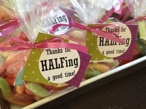 Half Birthday party favors | thanks for half ing a good time candy favors since a lot of kids ... Half Birthday Party Ideas, Birthday Party Food Ideas, Happy Half Birthday, Unique Birthday Party Ideas, Half Birthday Baby, Half Birthday Party, Half Birthday Cakes, Hobby House, Party Food Ideas