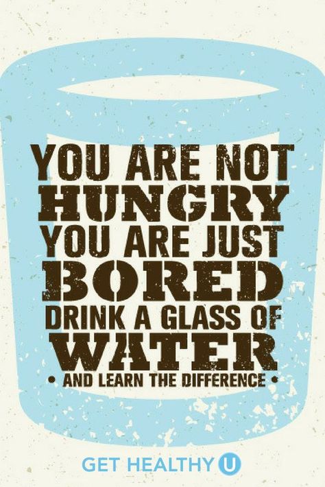 You are NOT hungry, You are just BOARD. Drink a glass of water, & learn the difference! Keto Inspiration, Keto Basics, Loose Weight In A Week, Motivational Board, Weight Motivation, Not Hungry, Fitness Quote, Motivație Fitness, Healthy Mummy