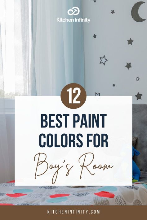 Boys Bedroom Accent Wall Paint, Benjamin Moore Boys Room Colors, Neutral Boys Bedroom Paint Colors, Boy Room Colors Paint, Mens Bedroom Paint Colors, Paint Colors For Teenage Boys Room, Teen Boys Bedroom Paint Colors, Toddler Boy Room Colors Schemes, Paint Color For Boys Room