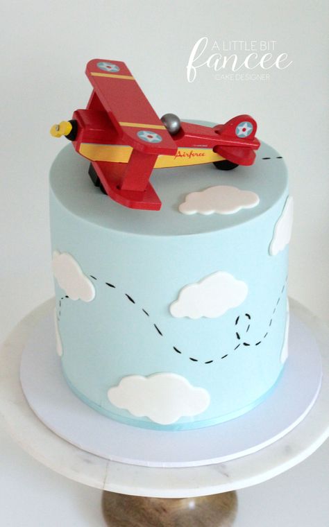 Airplane Cake Ideas Birthday, Airplane Bday Cake, Time Flies Birthday Party Cake, Aeroplane Party Ideas Boys, Two Fly Birthday Cake, Airplane Birthday Party Cake, Airplane 1st Birthday Cake, Aeroplane Birthday Theme, Airplane Two Year Old Birthday