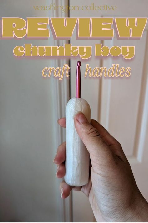 Boy Craft, Crochet Hook Handles, Boy Crochet, Crochet Accessory, Crochet Handles, Ergonomic Crochet Hook, Crafts For Boys, Crochet For Boys, Chunky Crochet