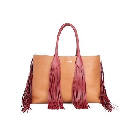 Sara Battaglia Fringed leather shopper tote ($1,300) ❤ liked on Polyvore featuring bags, handbags, tote bags, tan multi, leather handbags, tan leather tote, leather tote, tan leather tote bag and shopping tote Leather Fringe Handbag, Leather Fringe Purse, Tan Leather Tote, Sara Battaglia, Red Leather Purse, Fringe Handbags, Red Leather Handbags, Red Tote Bag, Fringe Purse