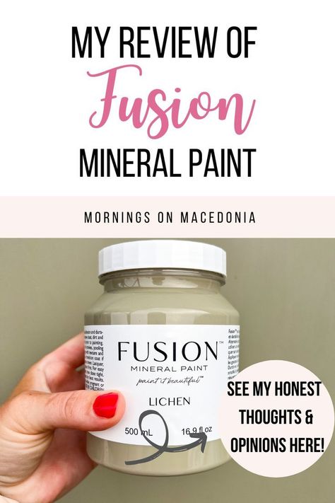 Read all about my honest review of fusion mineral paint and the specific colors I got as well. I am very pleased with the results of this paint. Fusion Paint Projects, Fusion Paint Furniture, Painted Built Ins, Mineral Fusion, Fusion Paint, Using Chalk Paint, Fusion Mineral Paint, Kitchen Paint, Painting Kitchen Cabinets