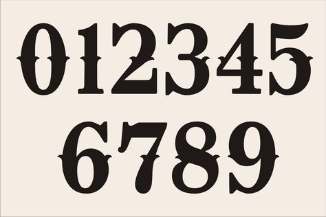 (house) NUMBER Stencil 002 09 5 SIZES to choose from by SuperiorStencils Numbering Fonts, Stencil Numbers, Tattoo Numbers, Carnival Banner, Cursive Numbers, Number Tattoo Fonts, Number Fonts, Number Tattoos, Tattoo Quotes For Women