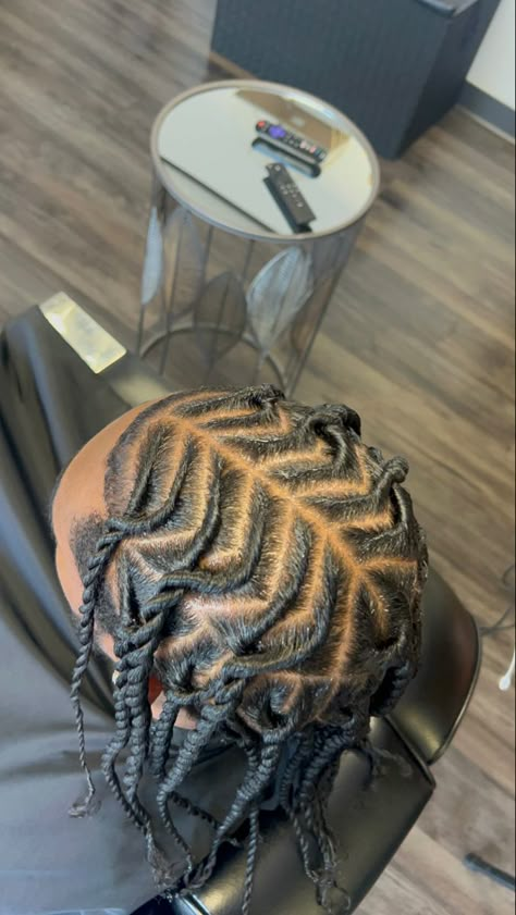 Rope twists or better known as Kamikaze Twists Rope Twists Black Men, Kamikaze Twists Men, Kamakazi Twist Men, Rope Twist Men Hair, Rope Twists Men, Kamikaze Twist, Men’s Twist Hairstyles, Male Twists Hair Black Men, Twist Braids Hairstyles Men