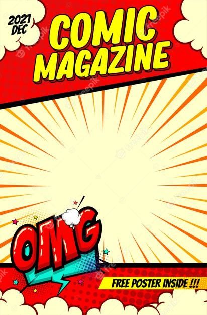 Pop Art Magazine, Comic Graphic Design, Comic Style Poster, Art Magazine Cover, Roy Lichtenstein Pop Art, Lichtenstein Pop Art, Mario Comics, Book Cover Art Diy, Poster Design Tutorials