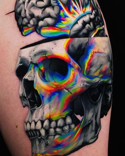 PAVLO POZHYDAIEV on Instagram: "Skulls look so fckn awesome in glitch style, it’s just soooo cool. I really enjoy working with skulls, it’s incredible. Let’s make another cool design, a cool skull tattoo for someone else 💥 Cool Cool Cool  Booking for May, June and July  Use the link in my profile to book a session   #glitchtattoo #skulltattoo #torontotattoo" Glitch Skull Tattoo, Fractal Tattoo Design, Filler Work Tattoo, Glitch Realism Tattoo, Glitch Style Tattoo, Geometric Sunset Tattoo, Melted Tattoo Design, Fractal Art Tattoo, Pink And Black Tattoo Ideas