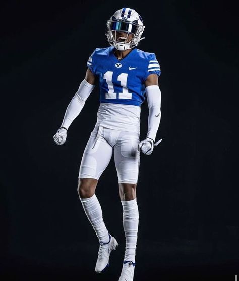 Byu Football Wallpaper, Drippy Football Players, Football Drip Ideas, Blue Out Football Game, Blue Out Football Game Outfit, Football Game Outfit Nfl, Football Game Outfit Cold, Nfl Photography, American Football Cleats