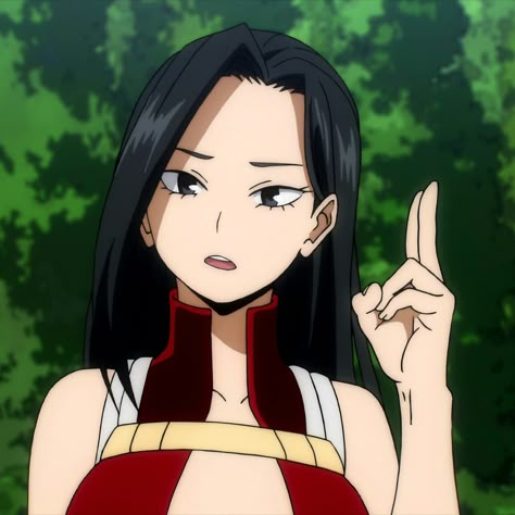 Momo From My Hero Academia, My Hero Screencaps, Momo From Mha, Mom Yaoyorozu, Momo Yaoyorozu Screencap, Momo Pfp Mha, My Hero Academia Girl Characters, Momo Yaoyorozu Hair Down, Mha Girls Fanart